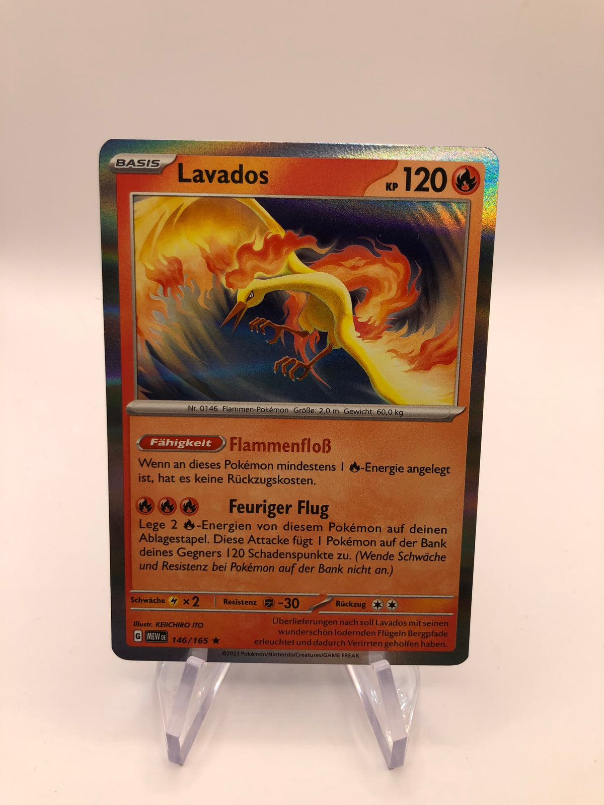 Pokemon Karte Arktos 146/165 Deutsch