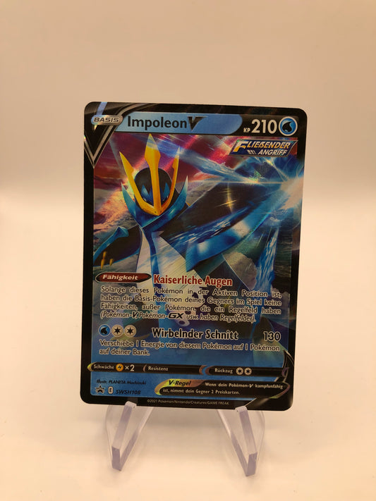 Pokemon Karte V Promo Impoleon SWSH108 Deutsch