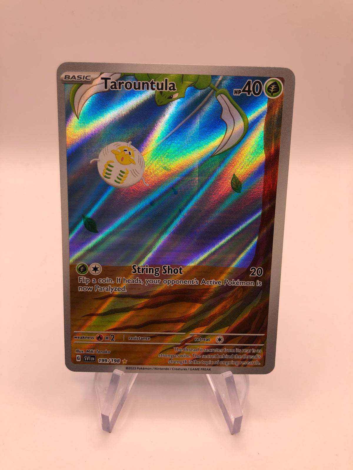 Pokemon Karte Art-Rare Tarountula 199/198 Englisch