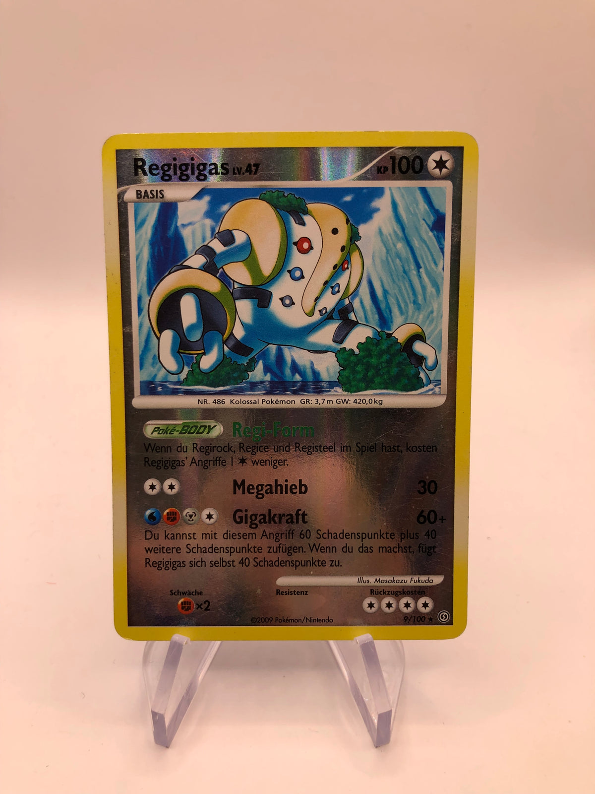 Pokemon Karte Revers Regigigas 9/100 Deutsch