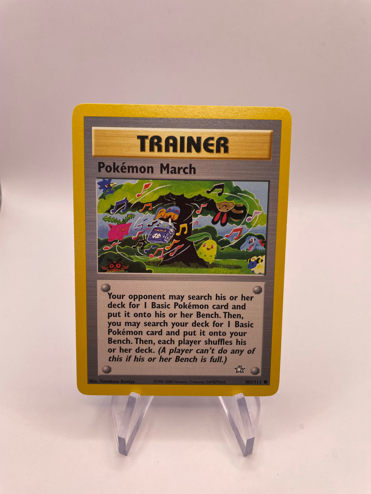 Pokemon Karte Pokémon-Marsch Neo Genesis 102/111 Englisch