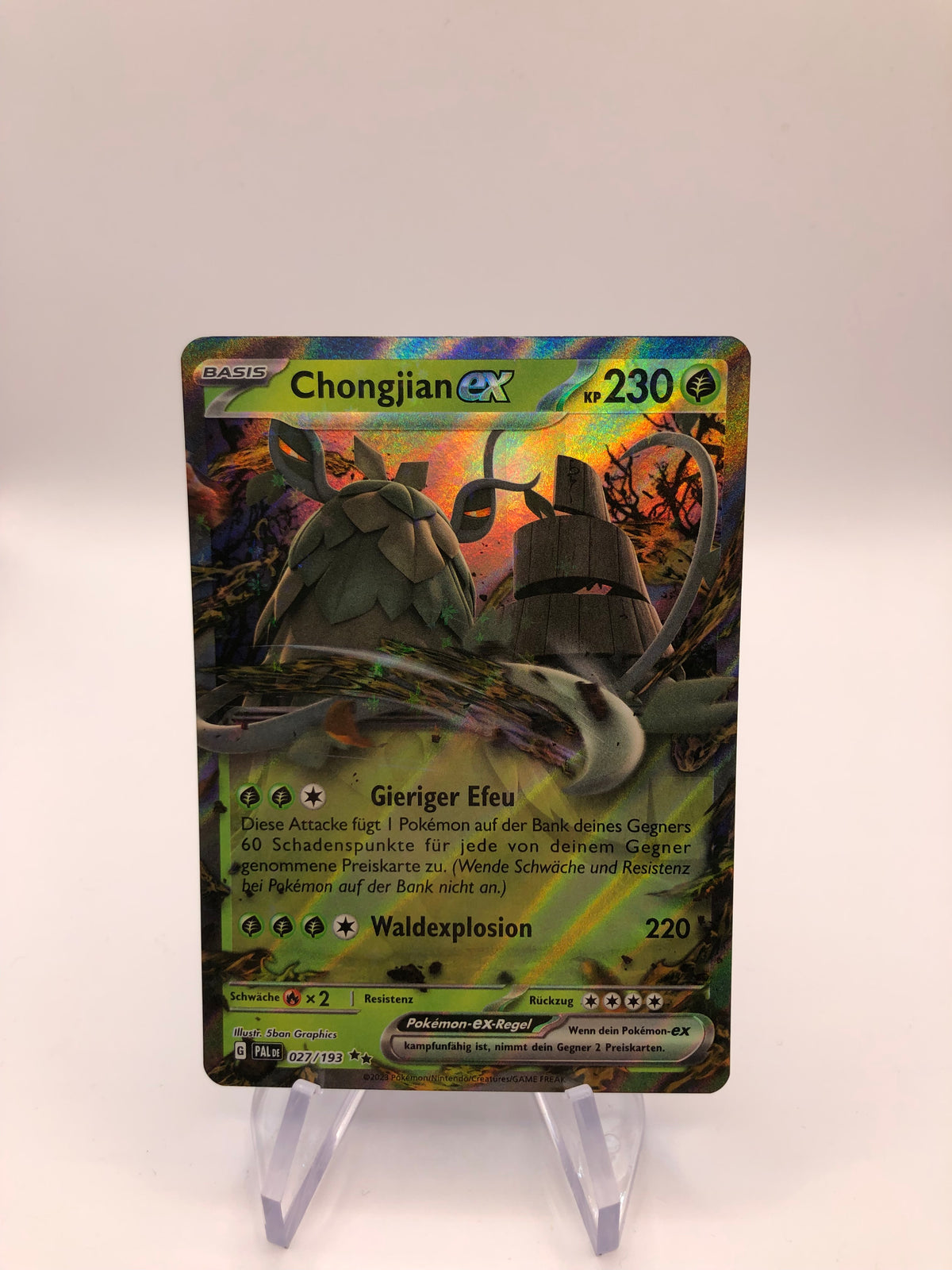 Pokemon Karte Ex Chongjian 27/193  Deutsch