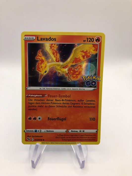 Pokemon Karte Revers lavados 12/78  Deutsch
