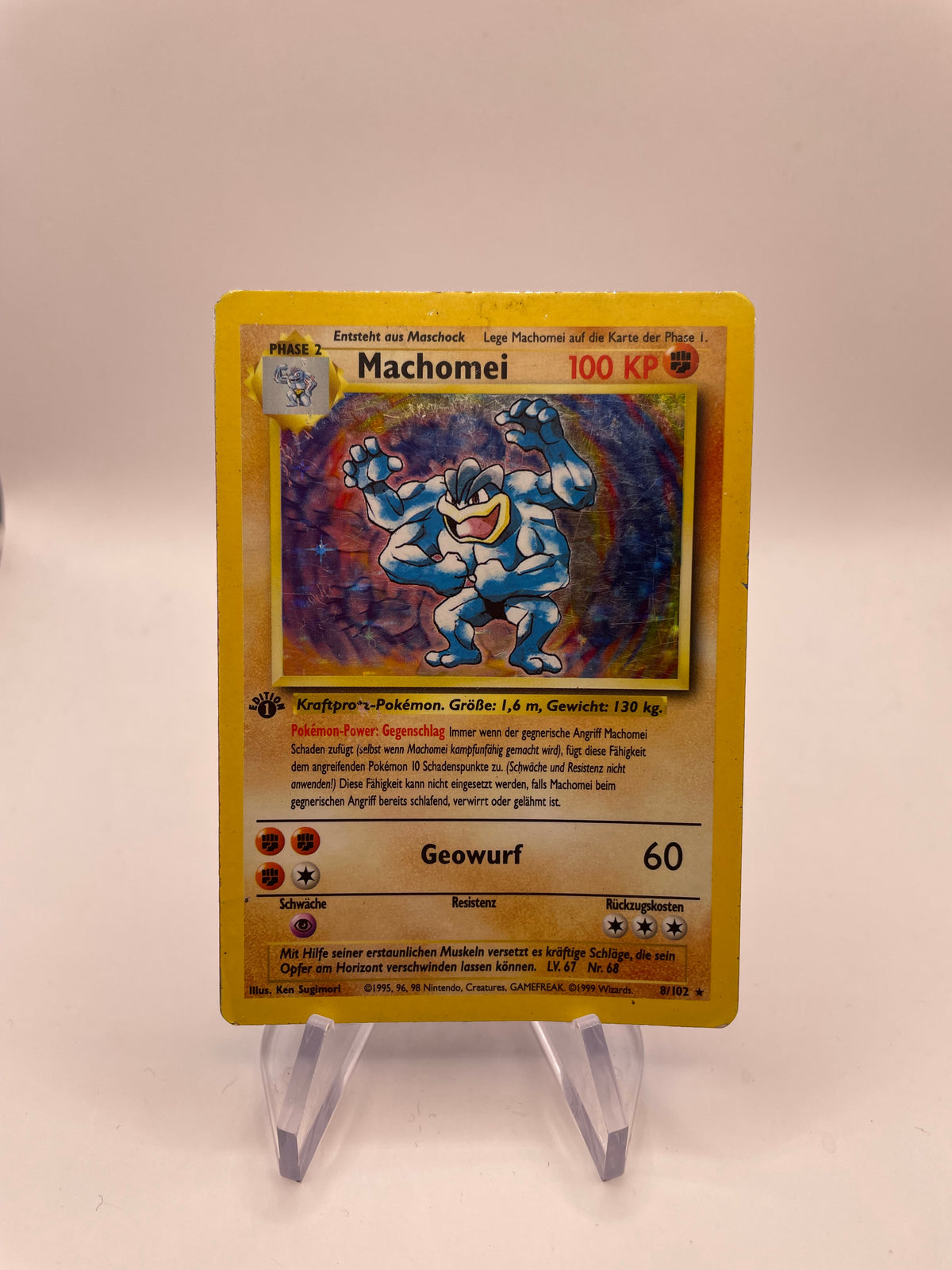 Pokemon Karte Holo Mamachomei 8/102 Deutsch