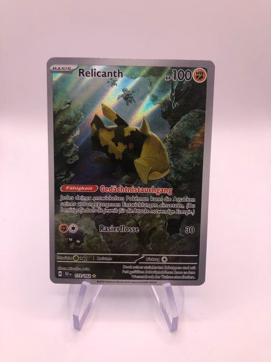 Pokemon Karte Art-Rare Relicanth 173/162 Deutsch