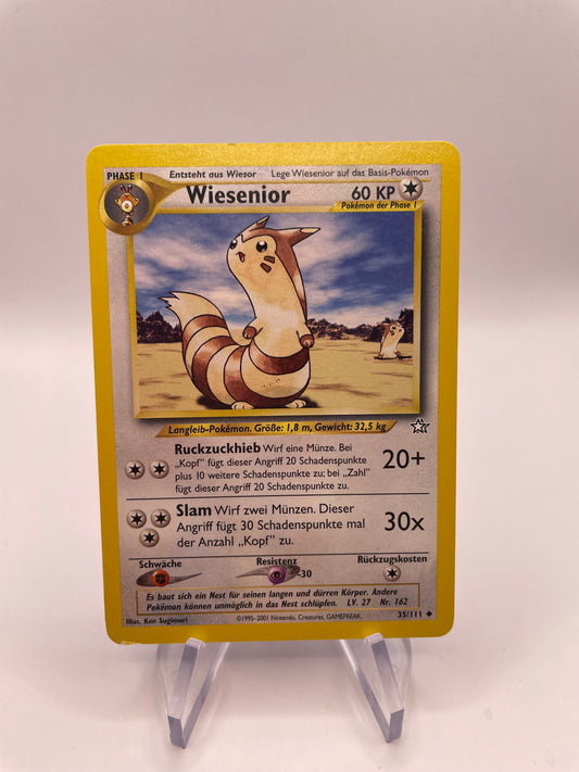 Pokemon Karte Wiesenior Neo Genesis 35/111 Deutsch