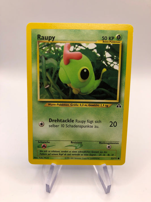 Pokemon Karte Neo Discovery Raupy 53/75 Deutsch