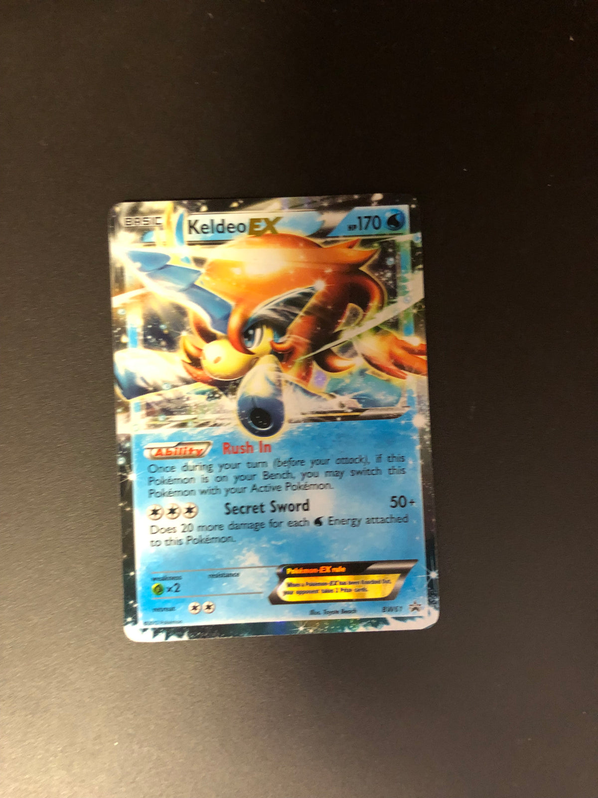 Pokemon Karte Promo EX Keldeo BW61 Englisch