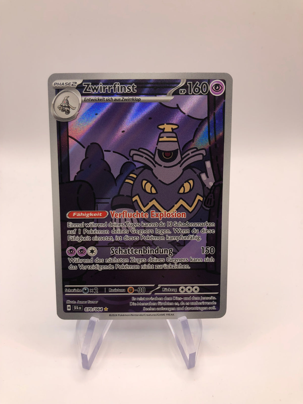 Pokemon Karte Art-Rare Zwirrfinst 70/64 Deutsch