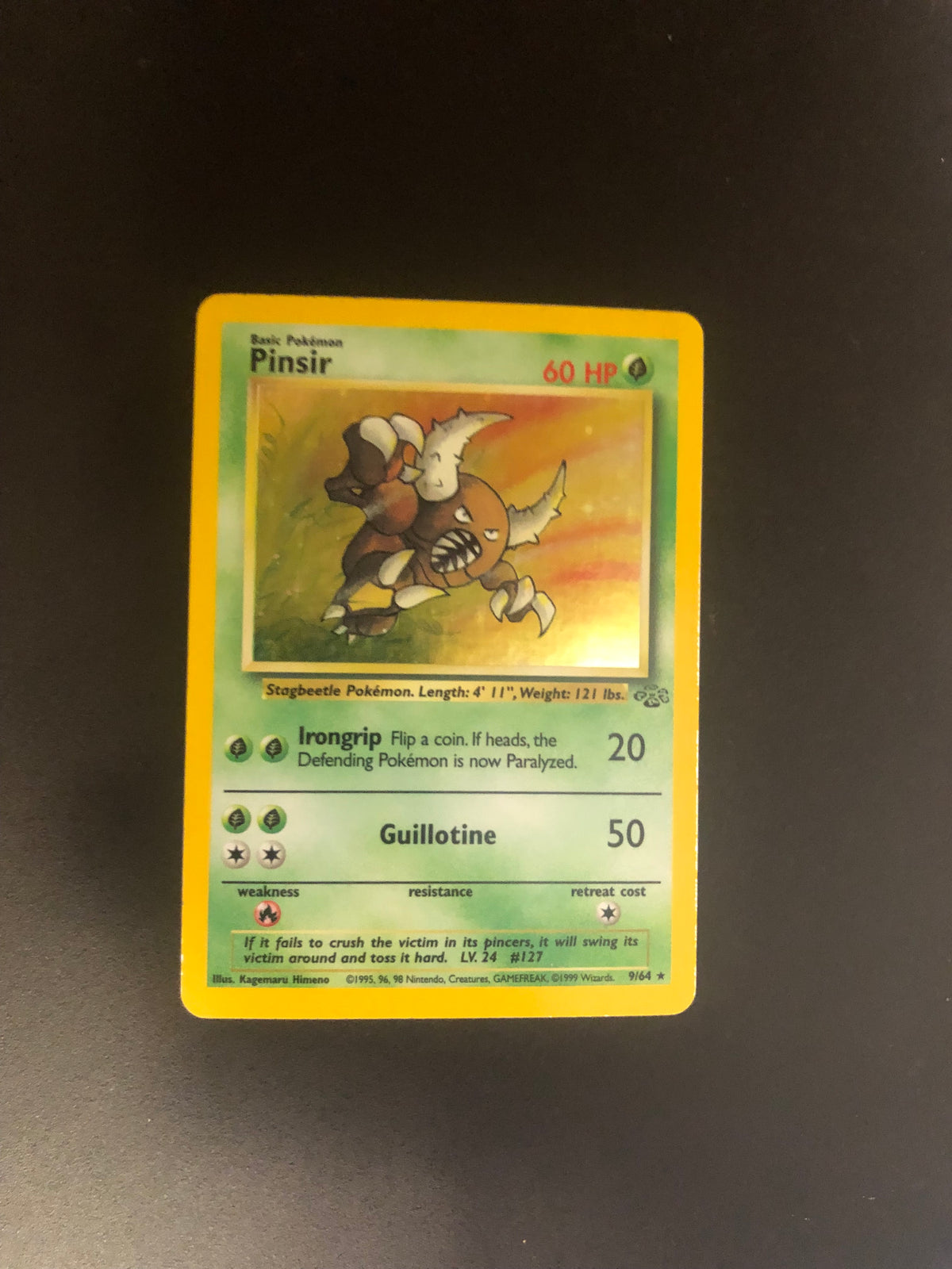Pokemon Karten Holo Pinsir 9/64 Englisch