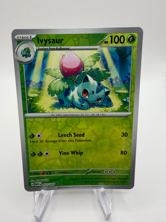 Pokemon Karte Reverse 151 Bisaknosp 2/165 Englisch