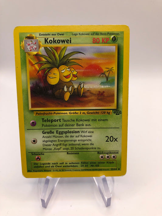 Pokemon Karte Jungel Kokowei 35/64 Deutsch