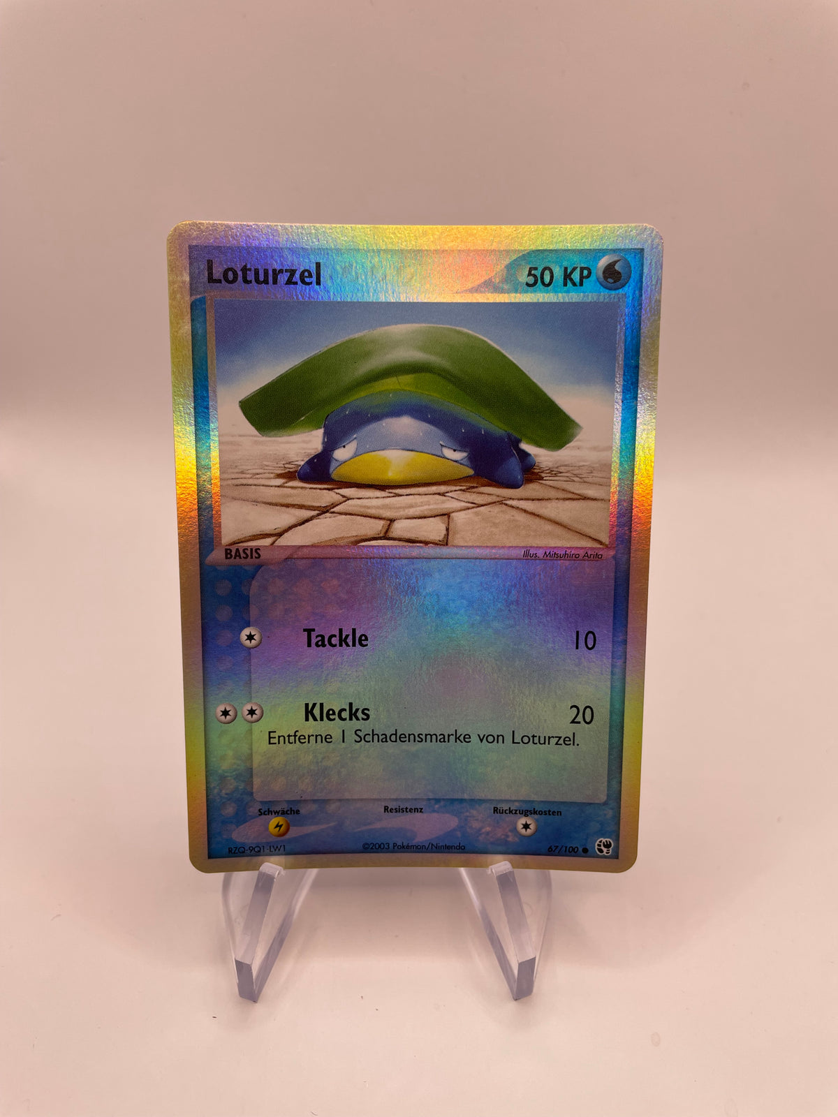 Pokemon Karte Reverse Loturzel 67/100 Deutsch