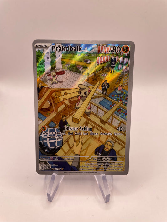 Pokemon Karte Art-Rare Praktibalk 183/167 Deutsch