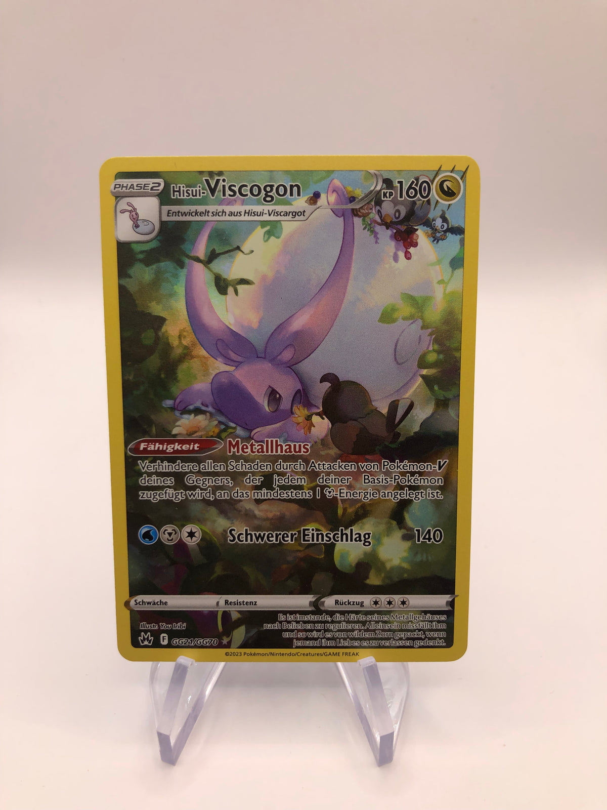 Pokemon Karte Art-Rare Viscogon GG21/GG70 Deutsch