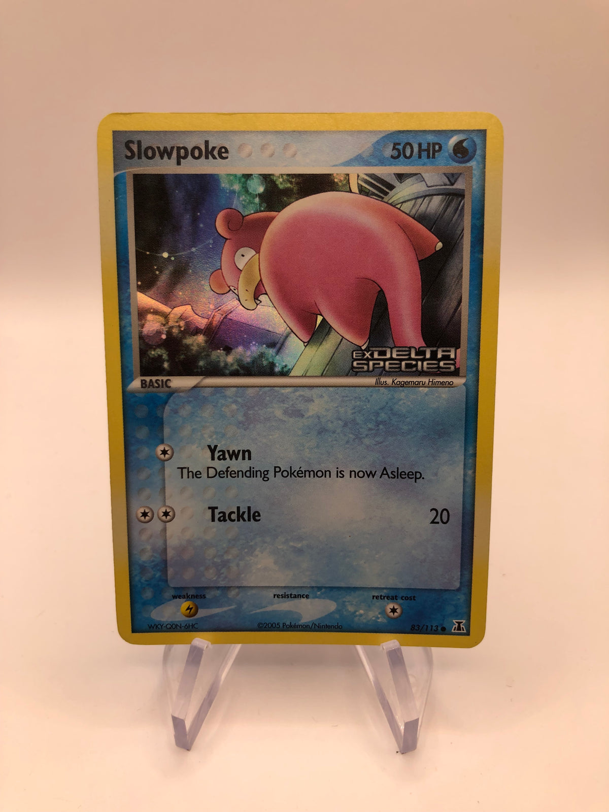 Pokemon Karte Revers Stamp Flegmon 83/113 Englisch