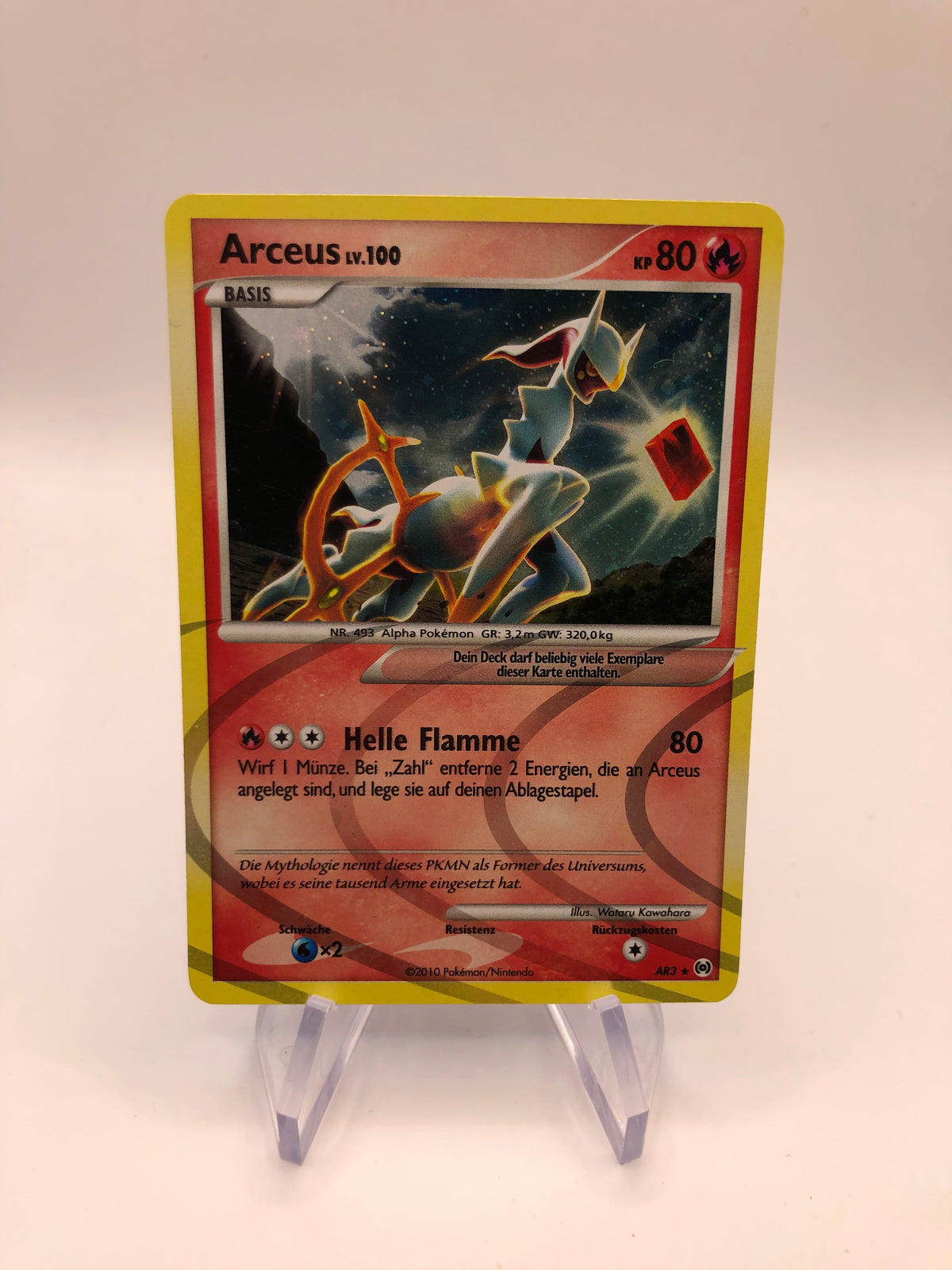 Pokemon Karte Holo Arceus AR3 Deutsch