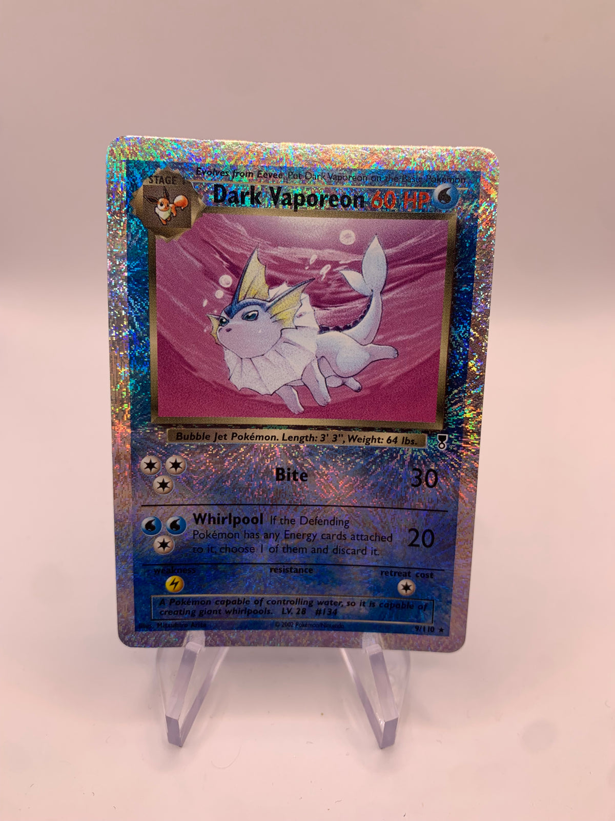Pokemon Karte Legendary Collection Dunkles Aquana 9/110 Englisch