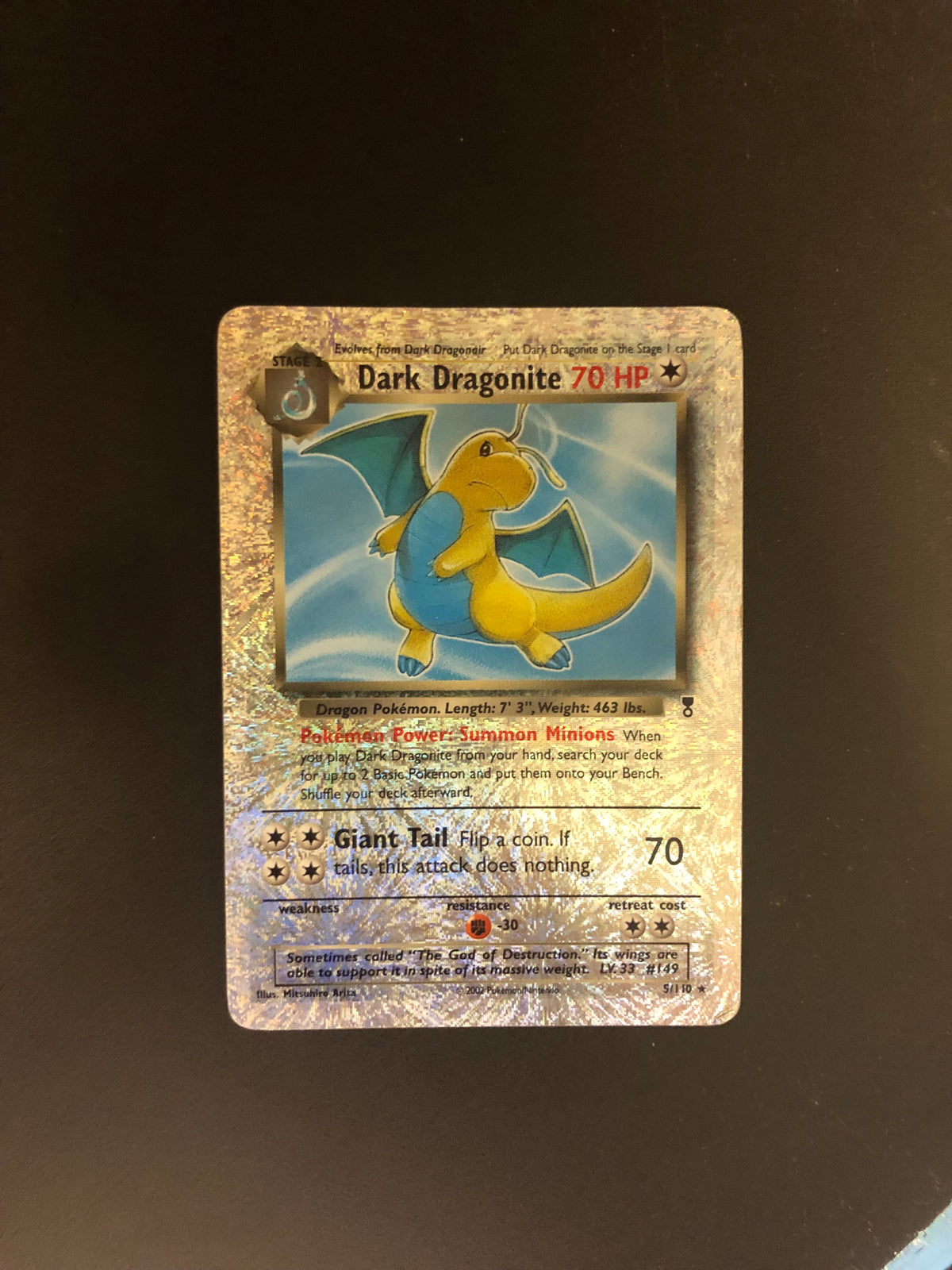 Pokemon Karte Legendary Collection Dark Dragoran 5/110 Englisch