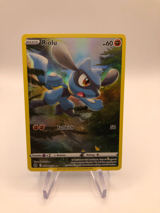 Pokemon Karte Art-Rare Riolu GG26/GG70 Deutsch