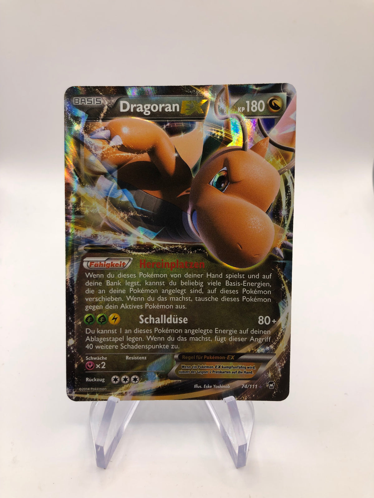 Pokemon Karte Dragoran 74/111 Deutsch