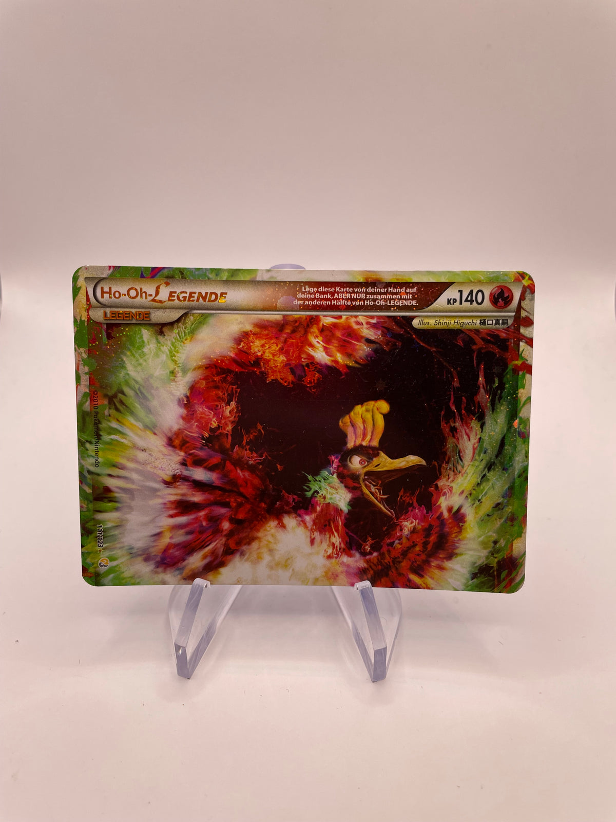 Pokemon Karte Legende Ho-Oh 111/123 Deutsch