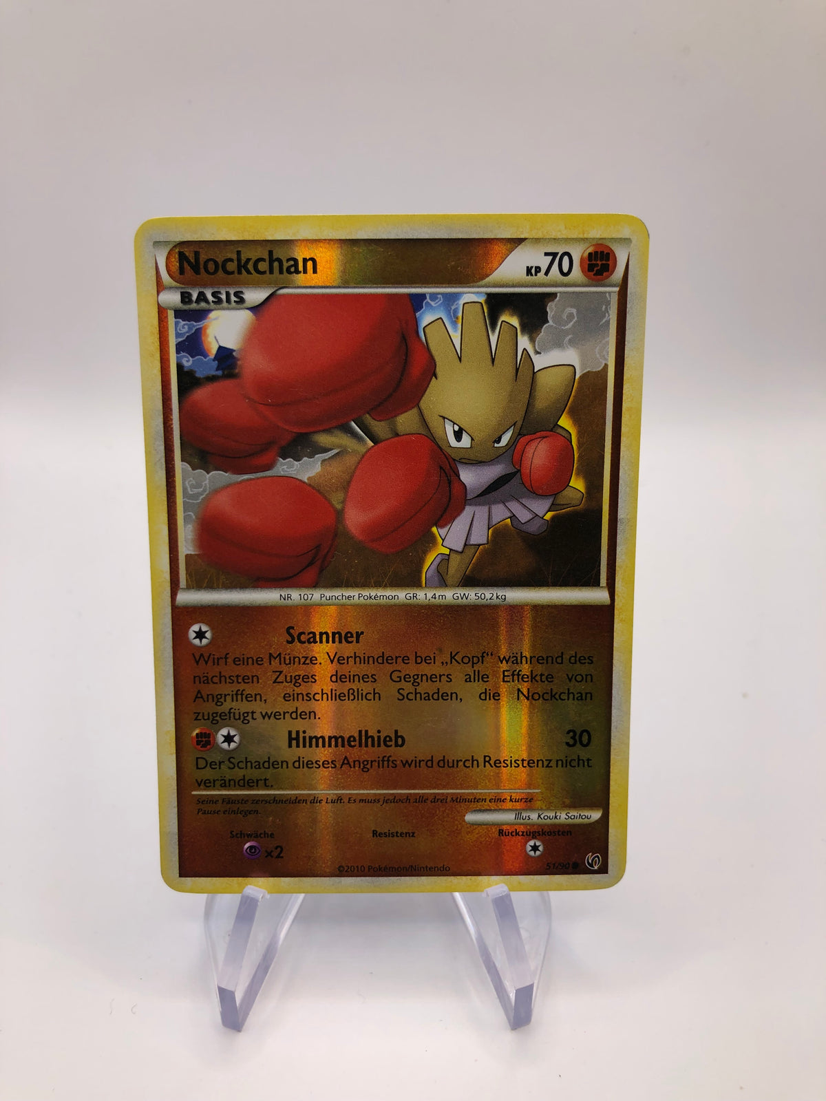 Pokemon Karte Revers Nockchan 51/90 Deutsch