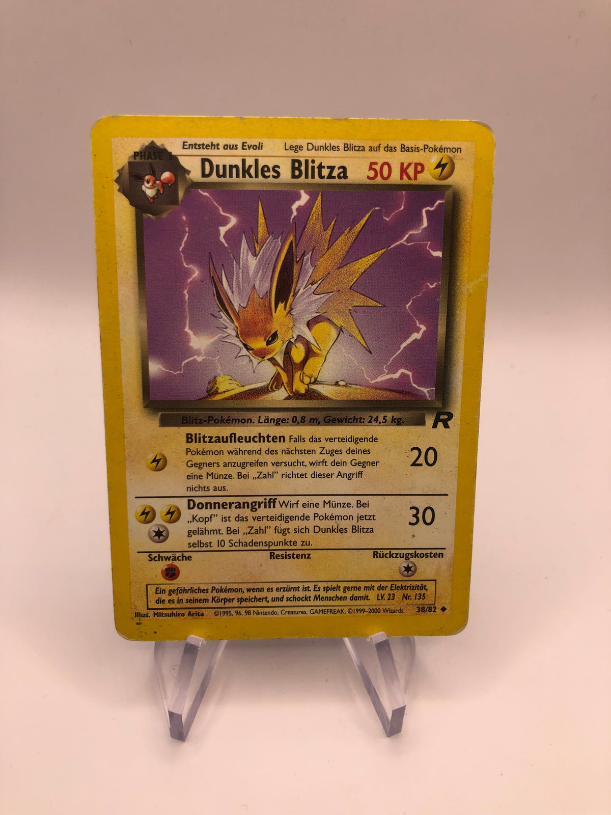 Pokemon Karte Rocket Dunkles Blitza 38/82 Deutsch