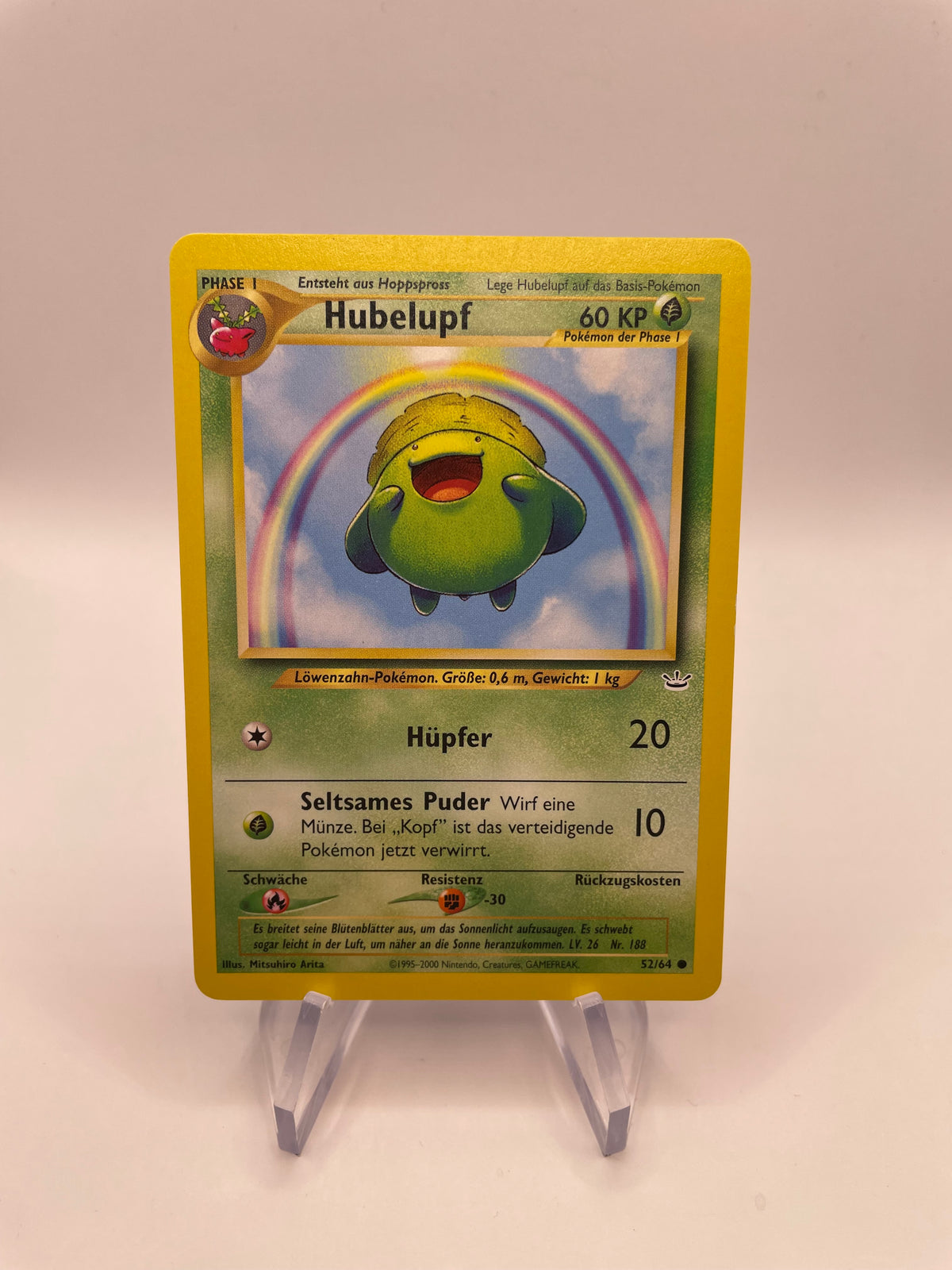 Pokemon Karte Neo Revelution Hubelupf 52/64 Deutsch