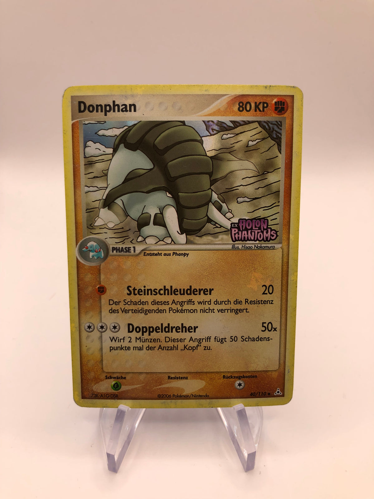 Pokemon Karte Stamp Donphan 40/110 Deutsch