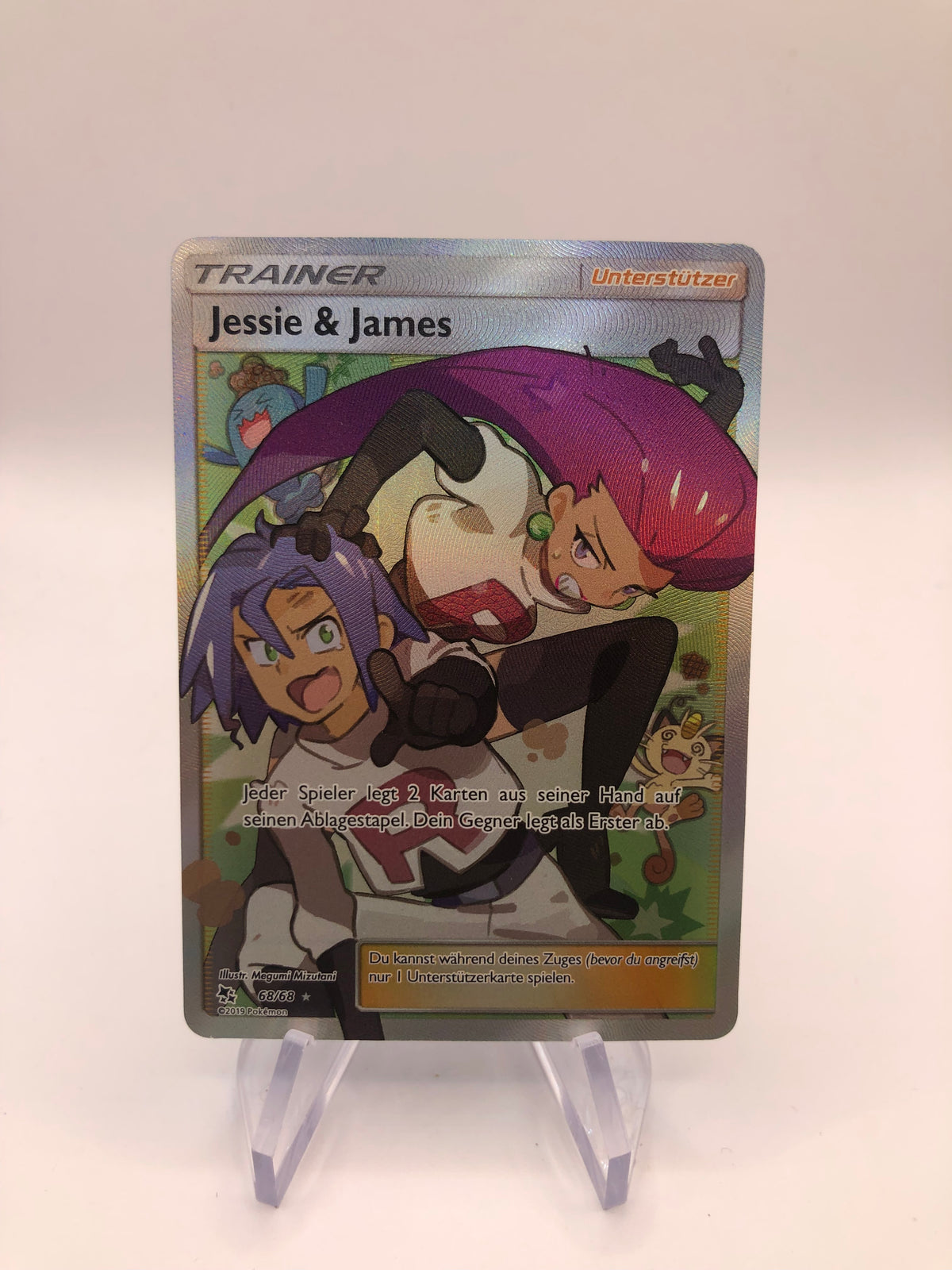 Pokemon Karte Trainer Jessie & James 68/68 Deutsch