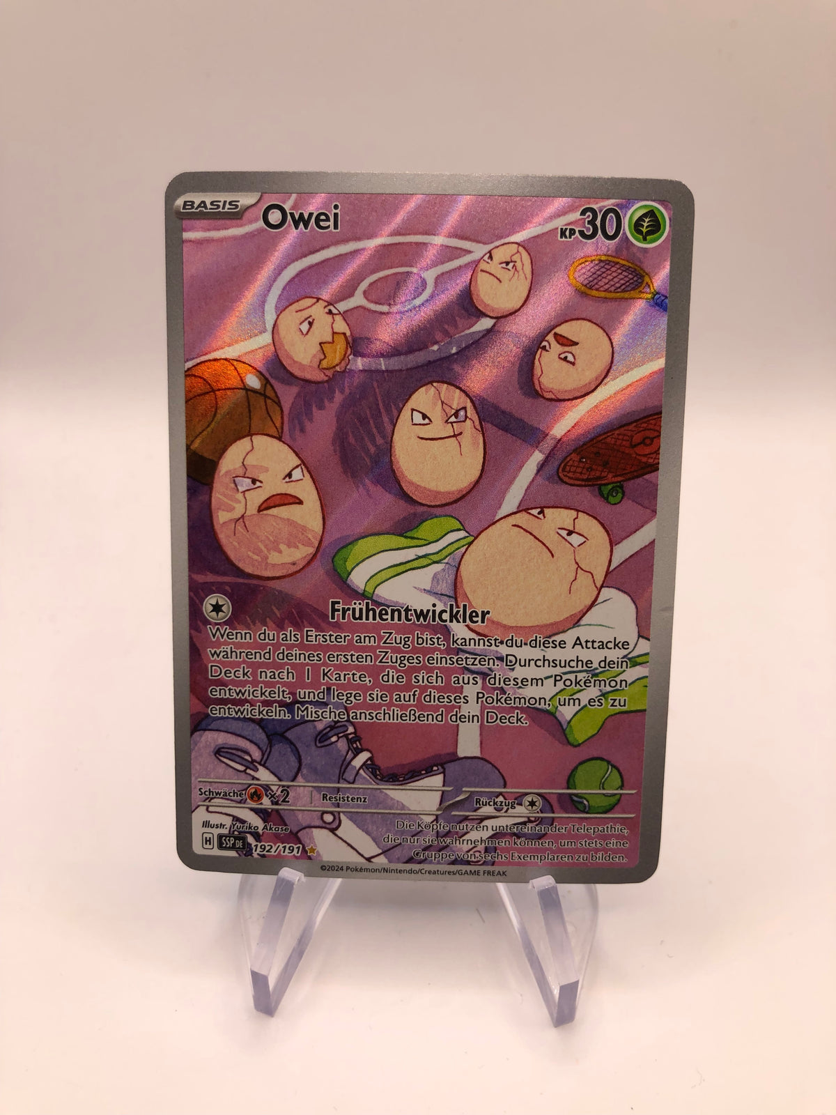 Pokemon Karte Art-Rare Owei 192/191 Deutsch