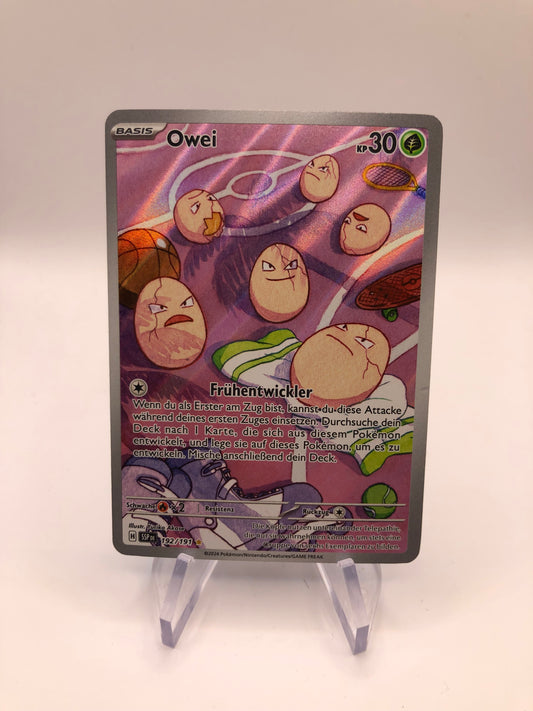 Pokemon Karte Art-Rare Owei 192/191 Deutsch
