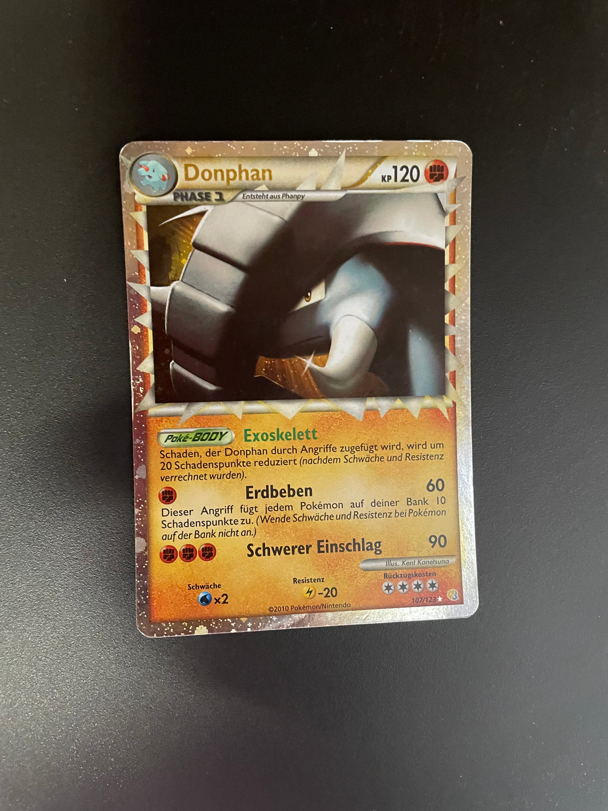 Pokemon Karte Prime Donphan 107/123 Deutsch