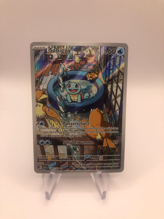 Pokemon Karte Art-Rare Schiggy 148/142 Deutsch