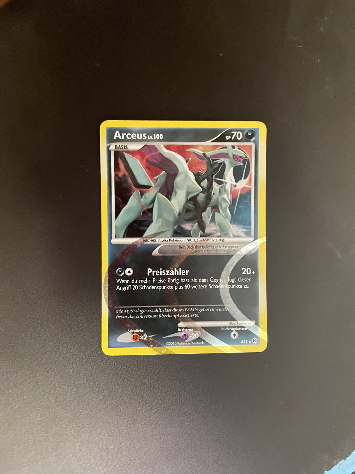 Pokemon Karte Holo Arceus AR1 Deutsch