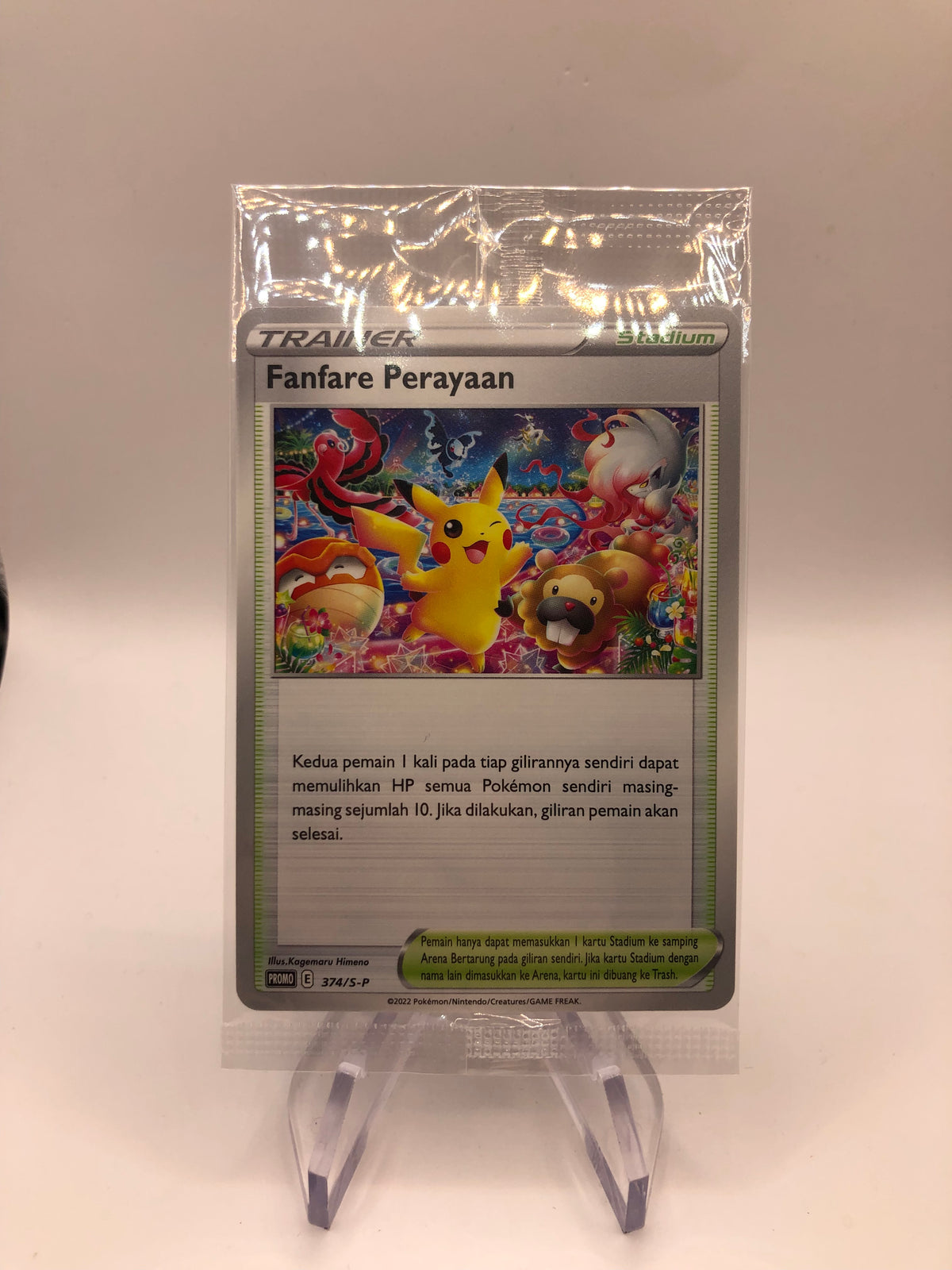 Pokemon Karte Trainer OVP Fanfare Perayaan 374/S-P Indonesisch