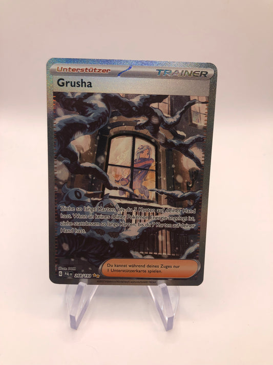 Pokemon Karte Trainer Grusha 268/193 Deutsch