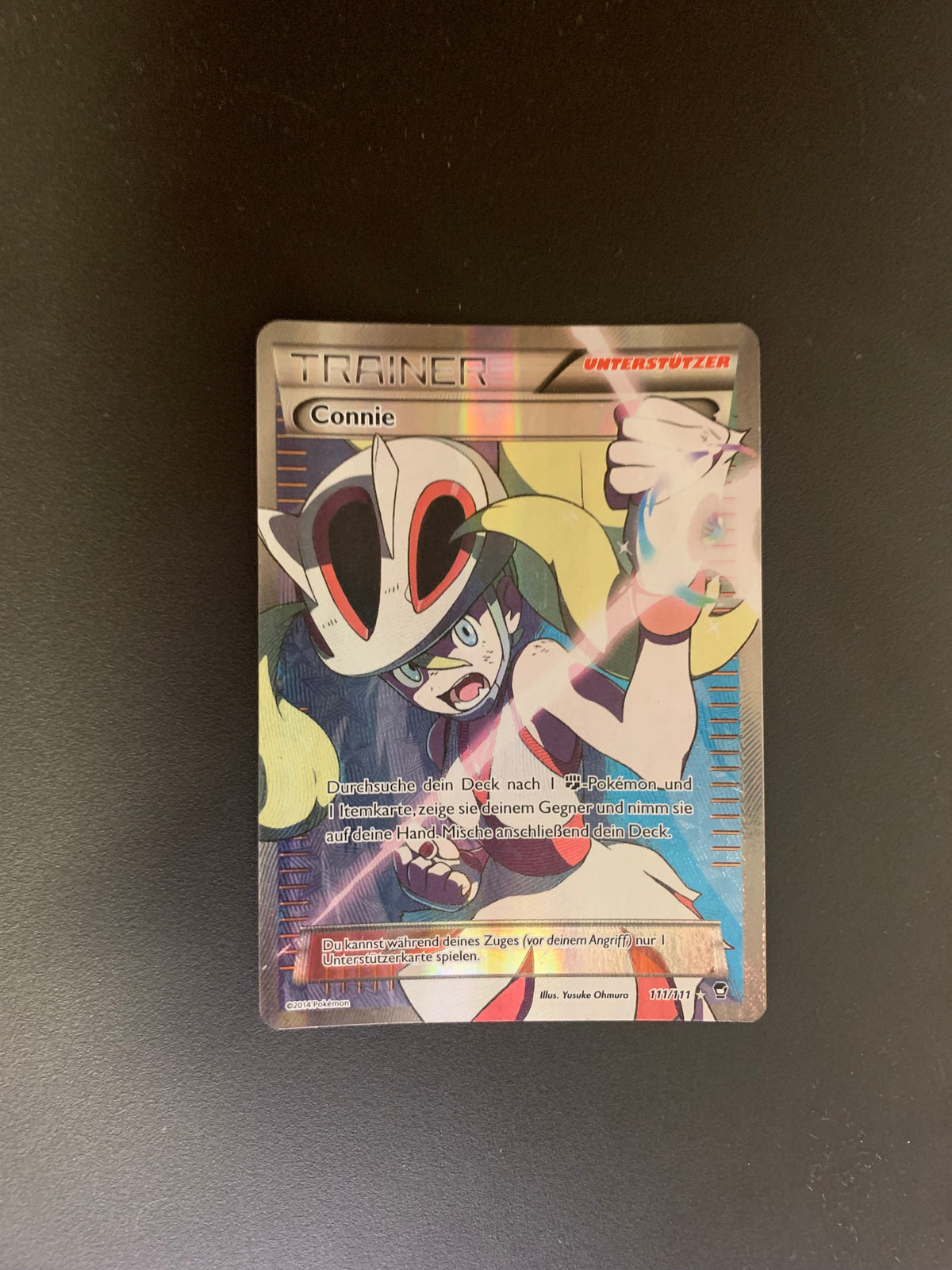 Pokemon Karte Trainer Fullart Connie 111/111 Deutsch
