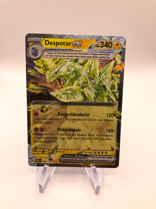 Pokemon Karte EX Despotar 66/197 Deutsch
