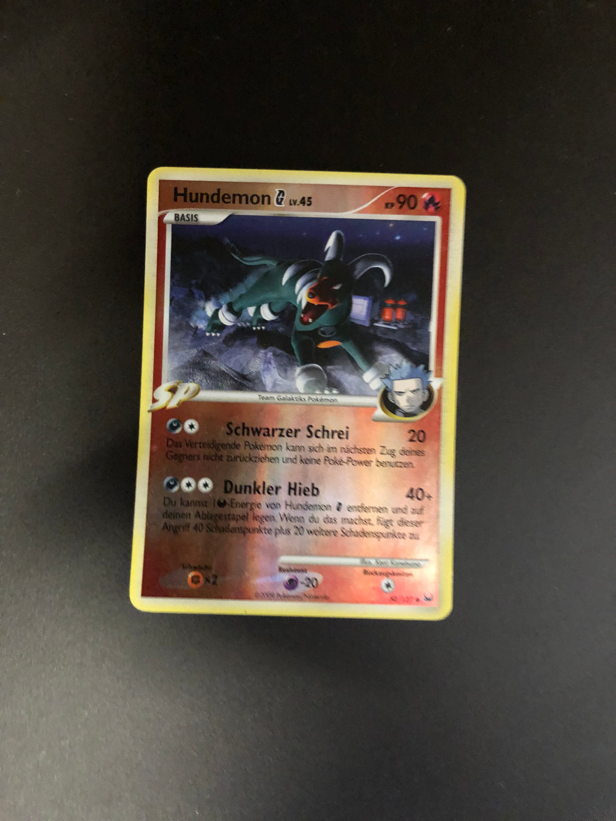 Pokemon Karte Revers Hundemon 50/127 Deutsch