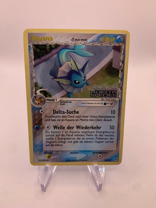 Pokemon Karte Delta Species Aquana 18/113 Deutsch