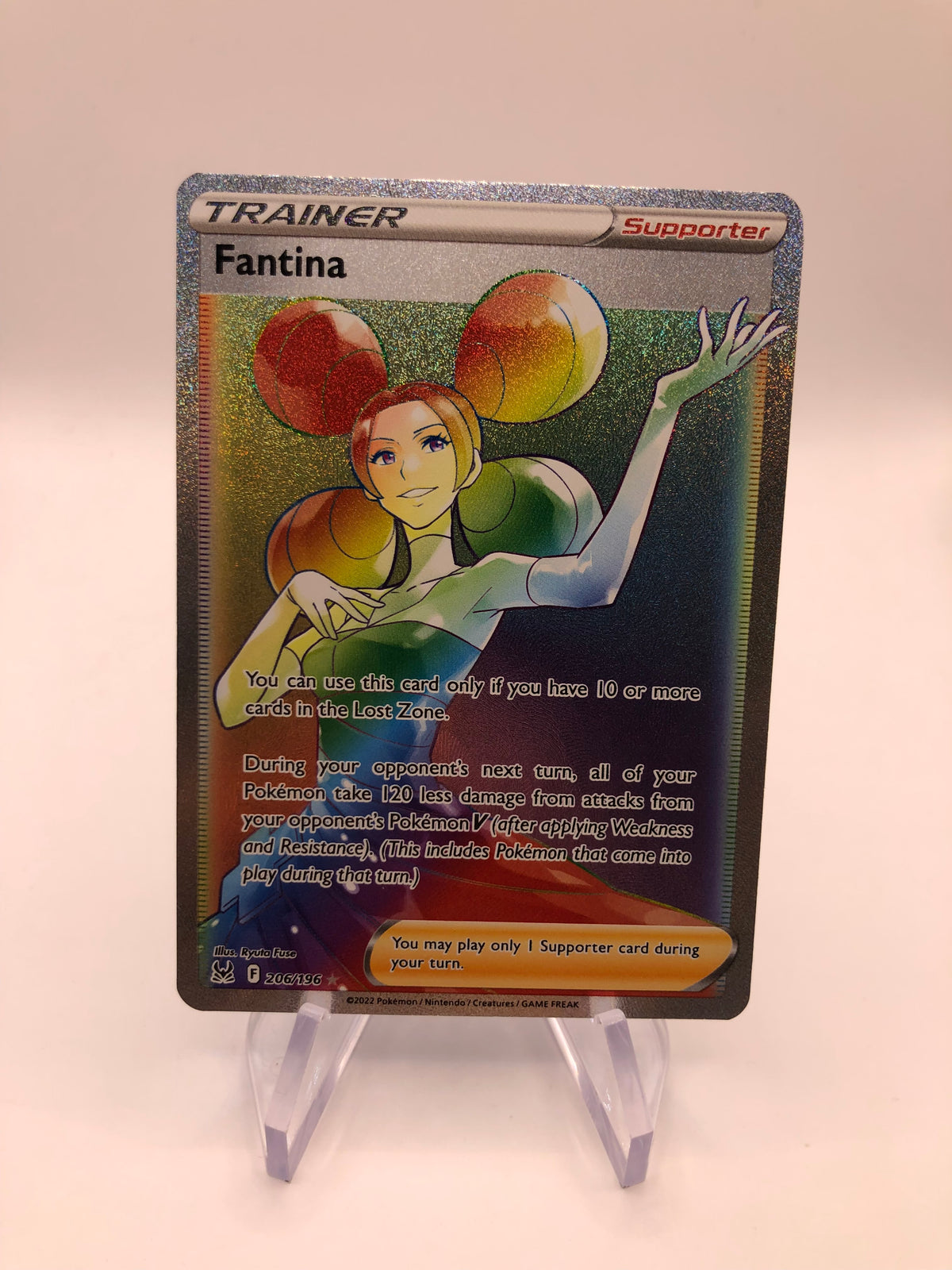 Pokemon Karten Trainer Rainbow Fantina 206/196 Englisch
