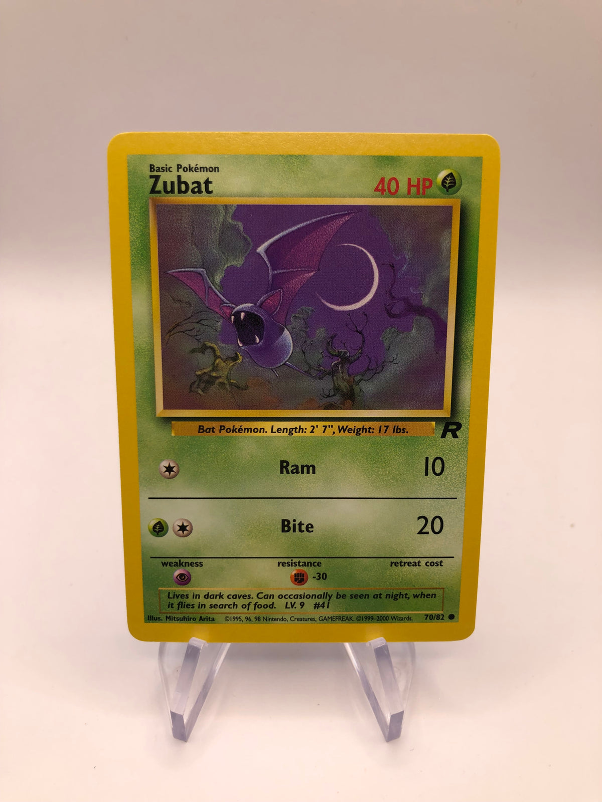 Pokemon Karte Zubat 70/82 Rocket Englisch