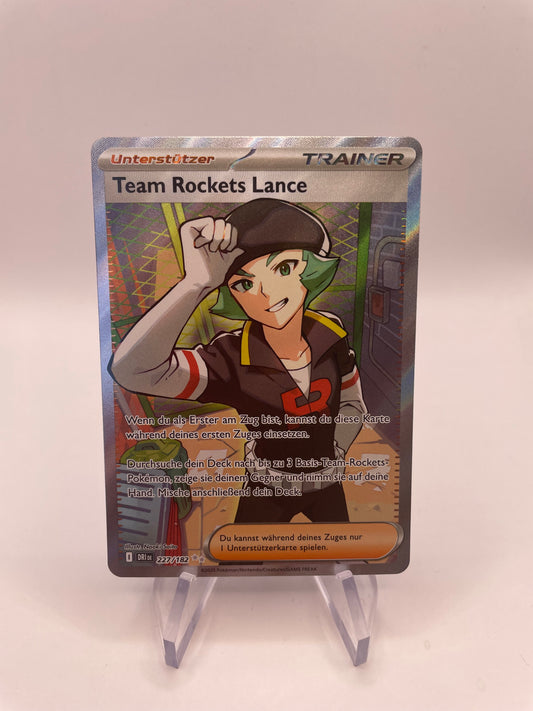 Pokemon Karte Trainer Team Rockets Lance 227/182 Deutsch