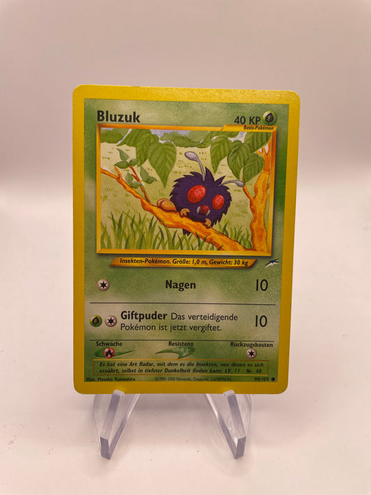 Pokemon Karte Neo Destiny Bluzuk 90/105 Deutsch