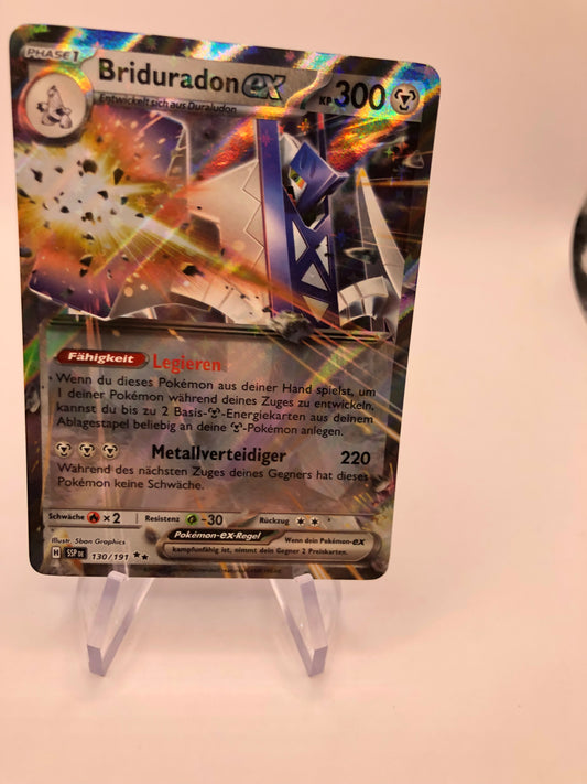 Pokemon Karte Ex Briduradon 130/191 Deutsch