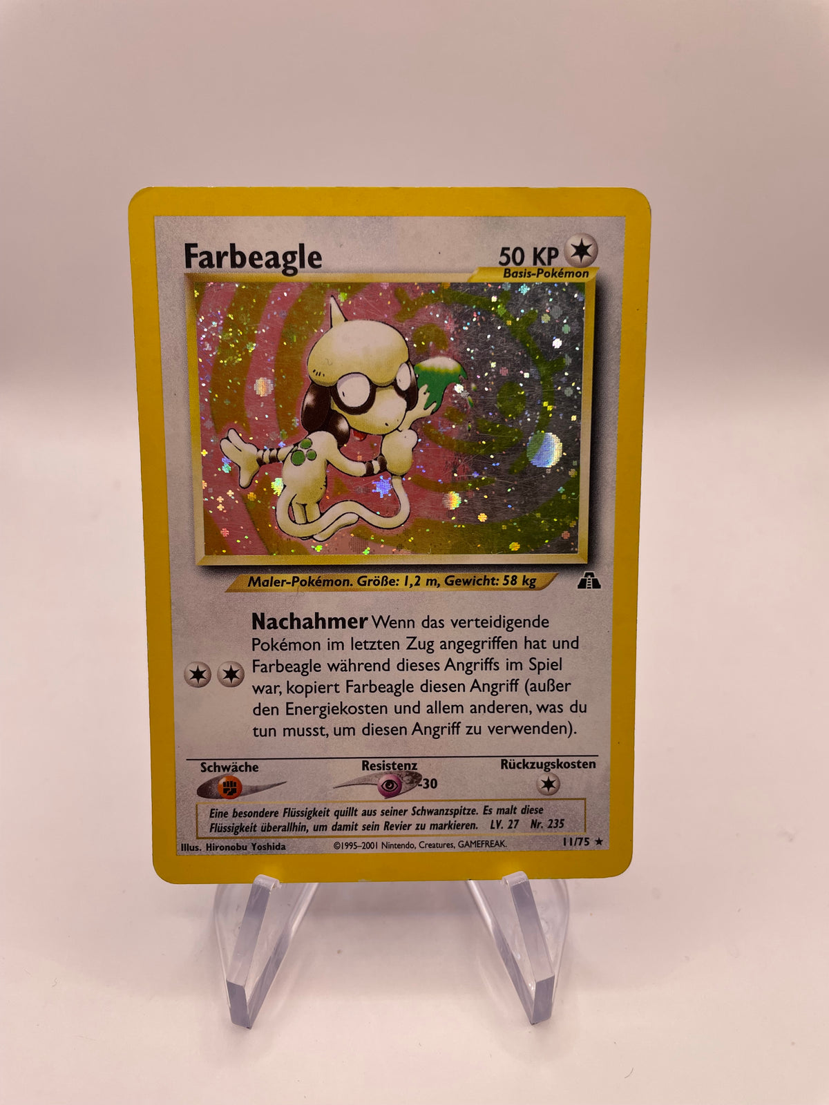 Pokemon Karte Holo Farbeagle 11/75 Deutsch
