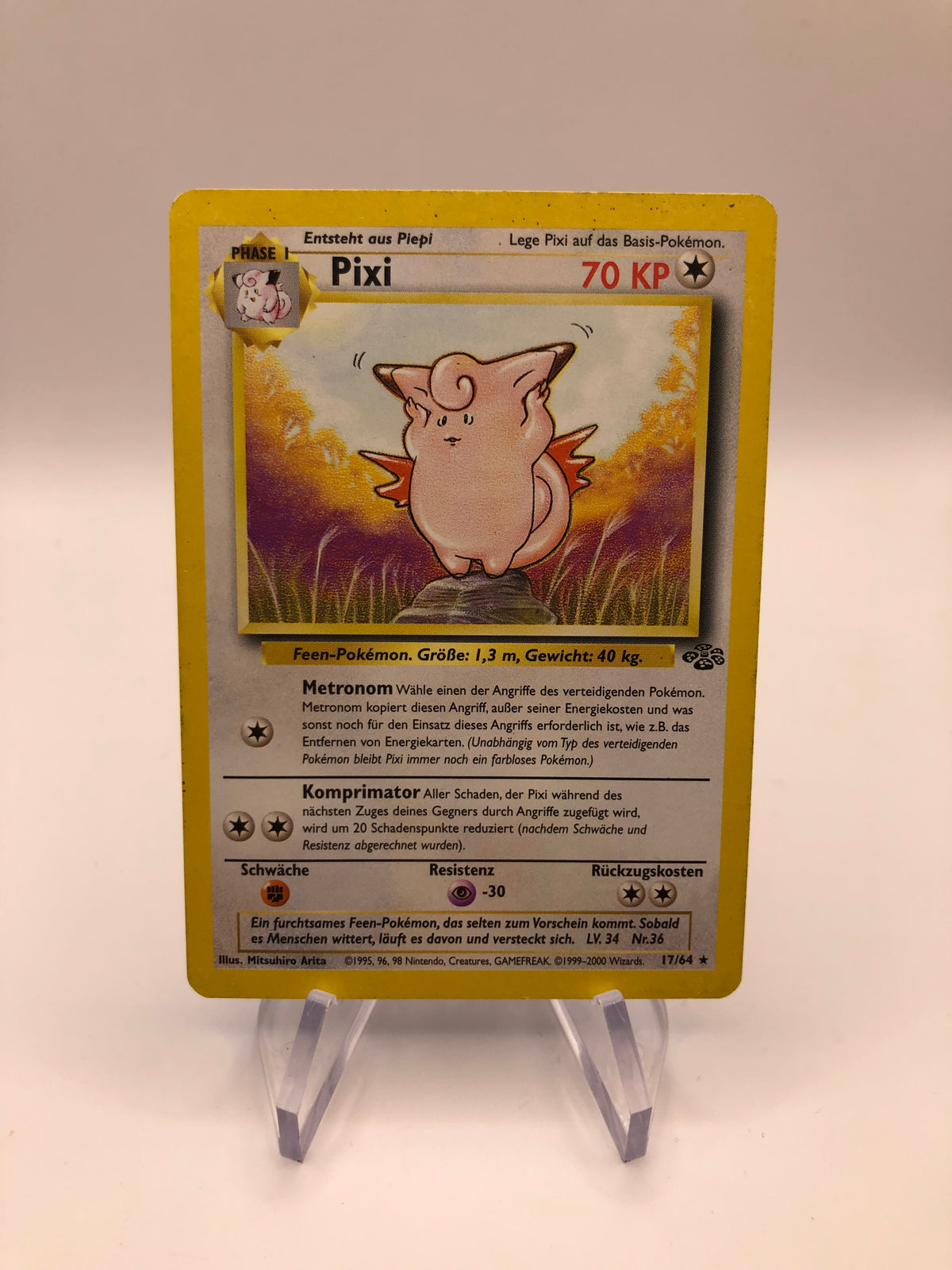 Pokemon Karte Pixi 17/64 Deutsch