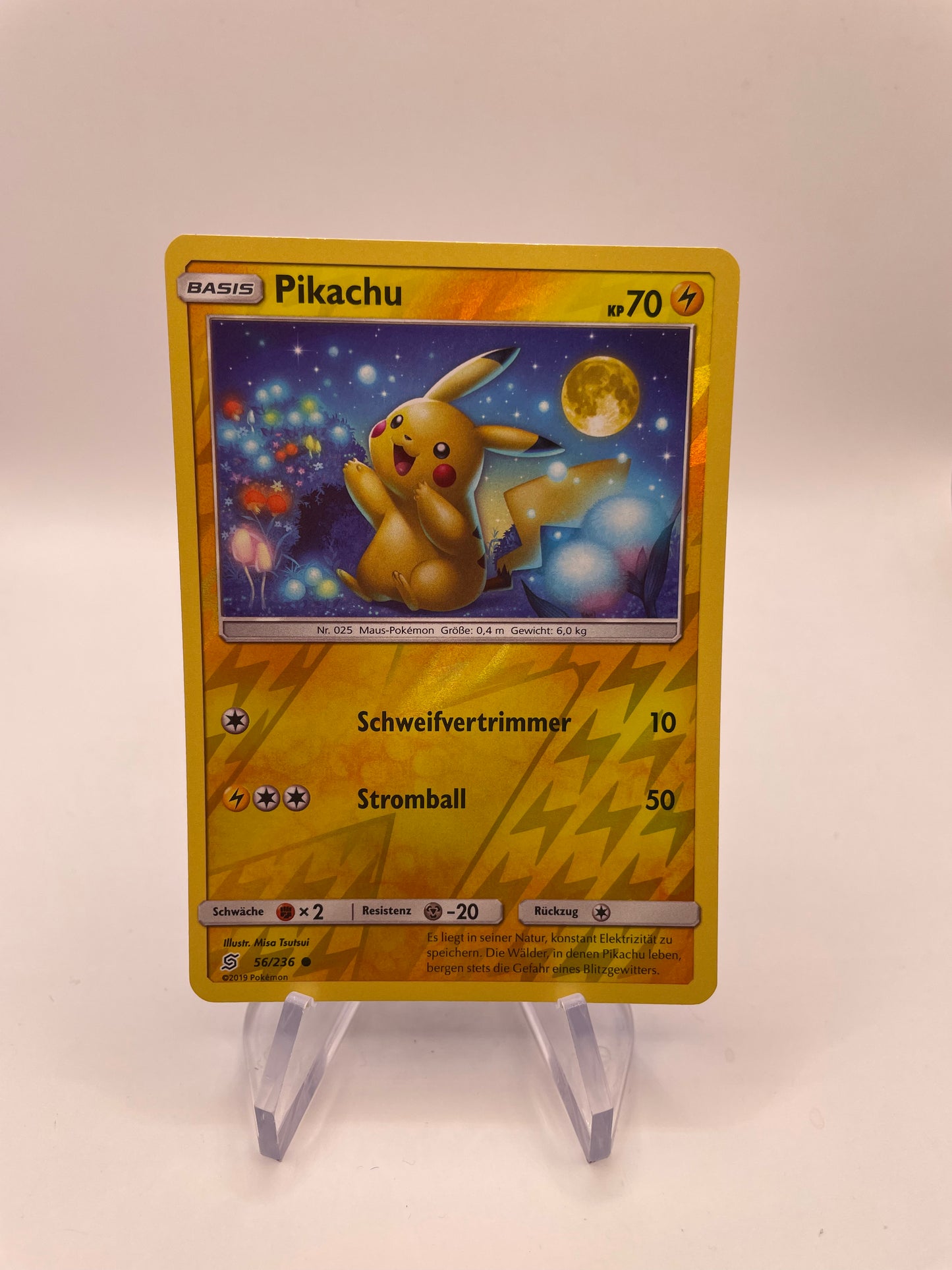 Pokemon Karte Reverse Pikachu 56/236 Deutsch